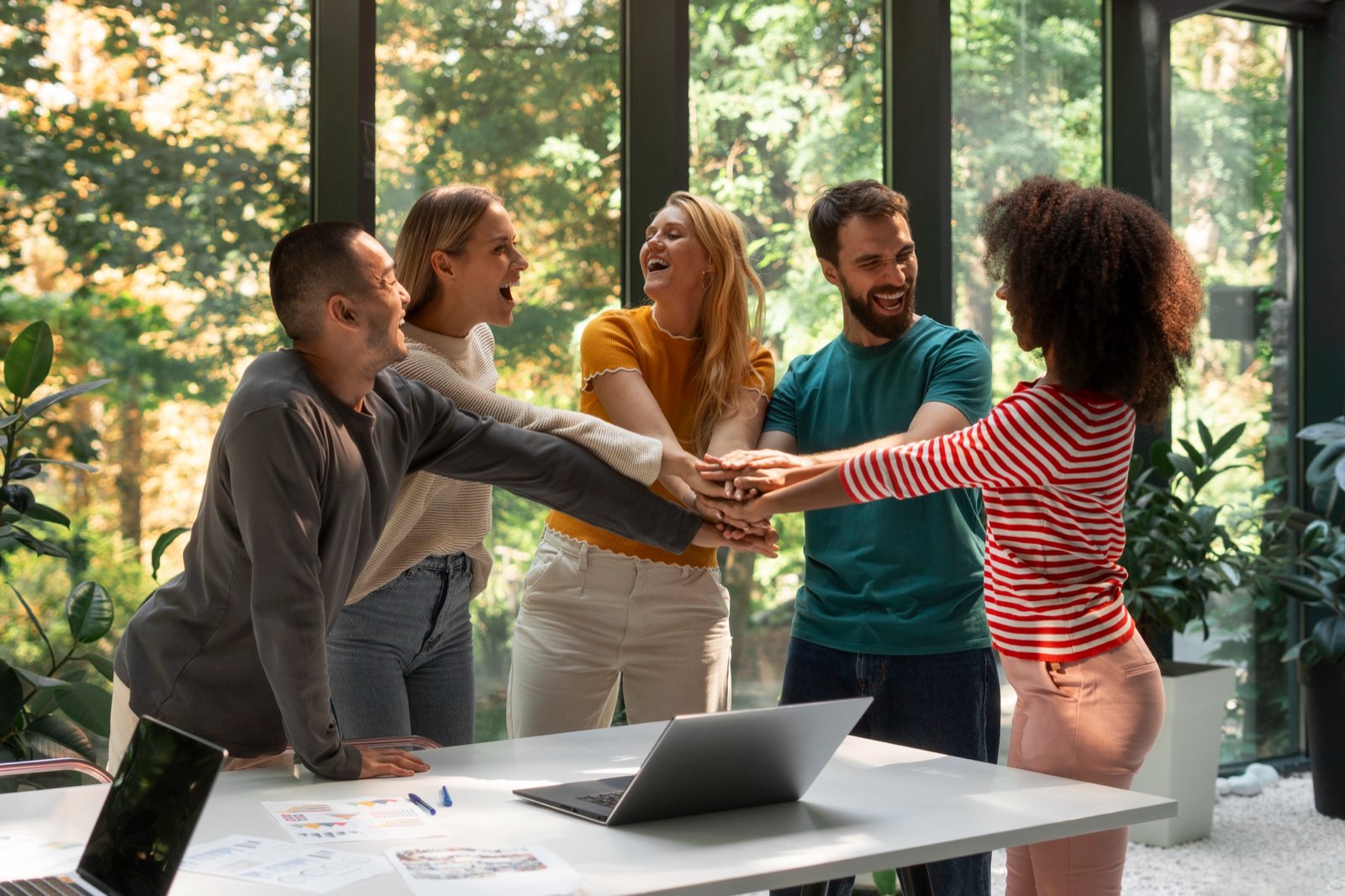 Team collaborating